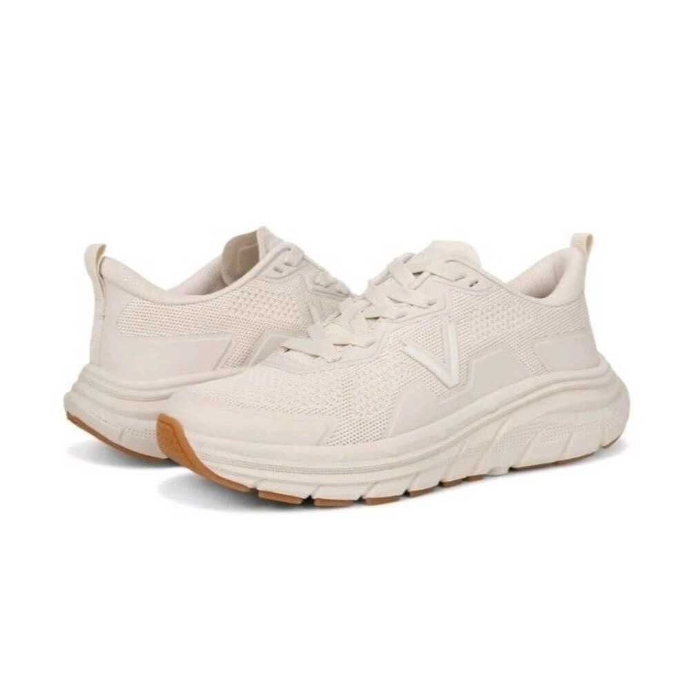 Vionic Walk Max Cream Lace Up Sneaker Shoe Women's US size 10 58